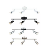 Sleek 3-Way GU10 Light Fitting for UK Homes